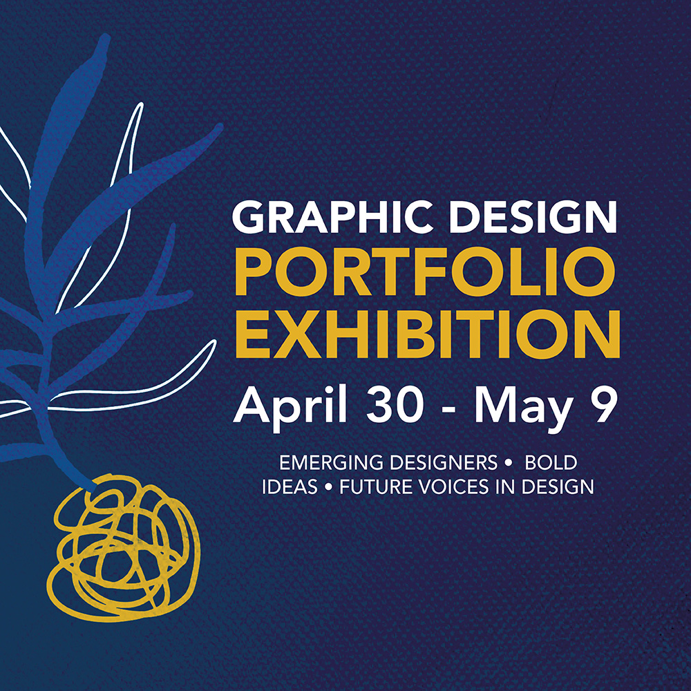 Graphic Design Exhibit show card