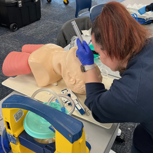 Paramedic student