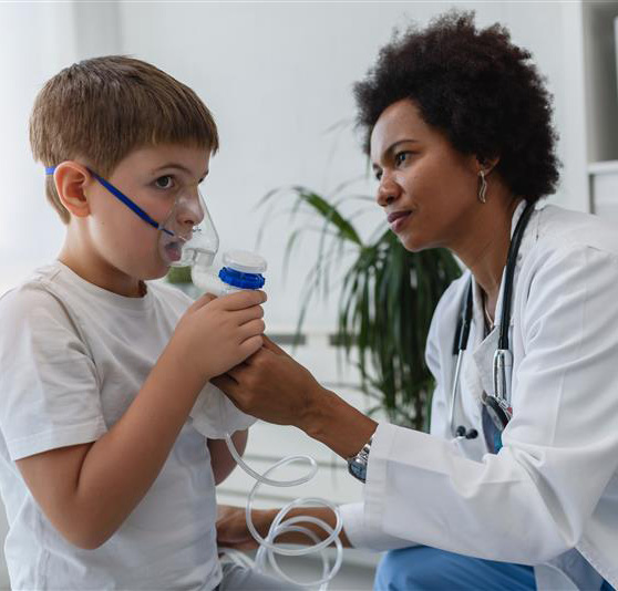 Pics of Repiratory Therapist and child
