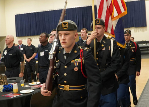 Truman High School ROTC Color Guard