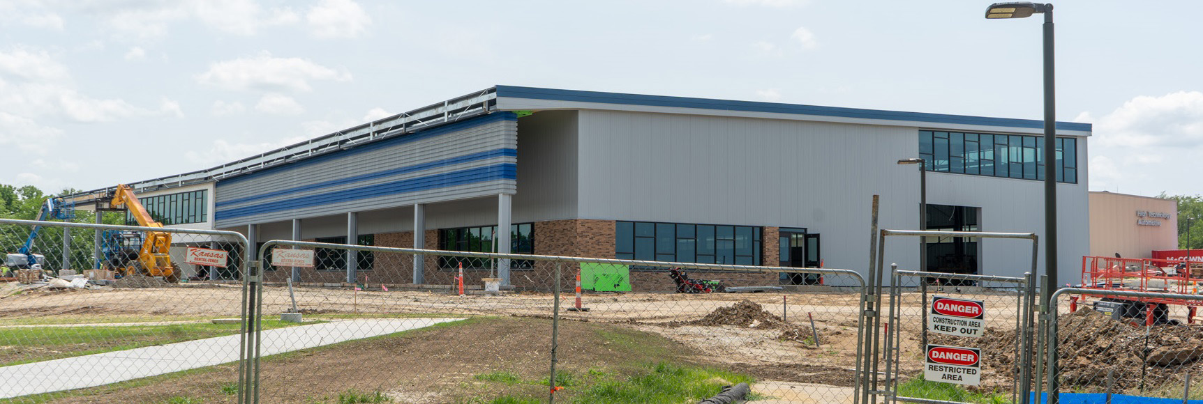 MCC-Longview Automotive Institute Building under construction