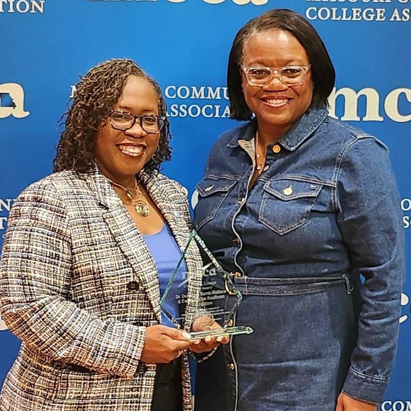 Dr. Beatty with Kuffman Foundation CEO