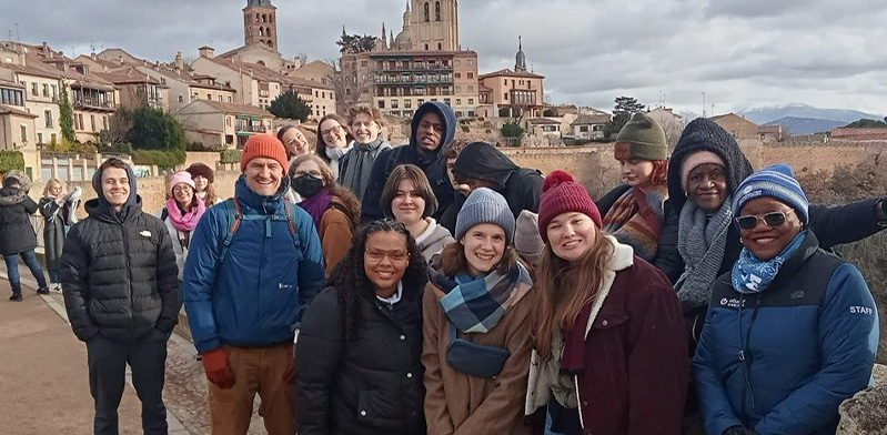 MCC Students in Spain for the Study Abroard program
