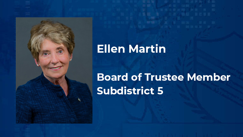 Ellen Martin, Board of Trustee Member Subdistrict 5