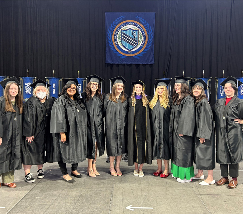 Program Students at MCC Commencement